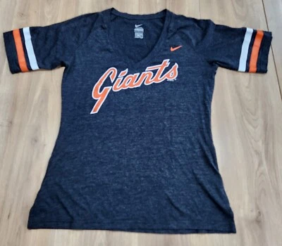 Nike Cooperstown Collection MLB Giants T-Shirt, Womens Sz Medium, V-Neck  - Image 1 of 4