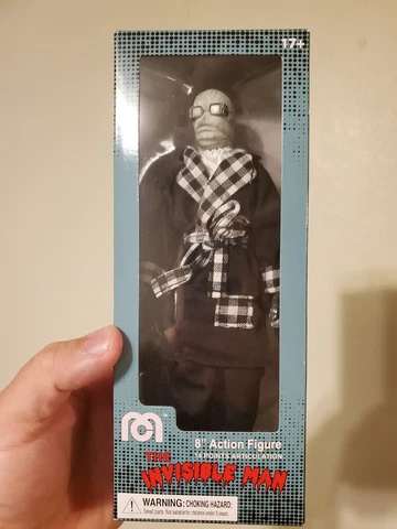 Mego Horror Invisible Man Action Figure MIB Boxed Item #63075 Cover