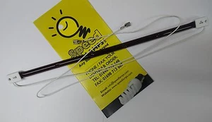 Halogen Infrared 1500w 350mm leads Outdoor RUBY RED Heater Replacement Lamp Bulb - Picture 1 of 2