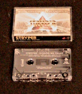 STRYPER - IN GOD WE TRUST Cassette Tape 1988 CLEAR SHELL Rock Metal Rare - Picture 1 of 1