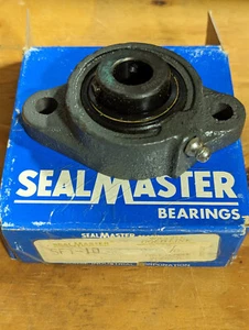 Sealmaster 5/8" SFT-10 Gold Line 2 Bolt Ball Bearing 700536 - Picture 1 of 3