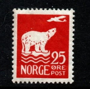 NORWAY SCOTT # 110 VF MNH, DISCOLORED NEVER HINGED GUM, FREE SHIPPING IN USA - Picture 1 of 2