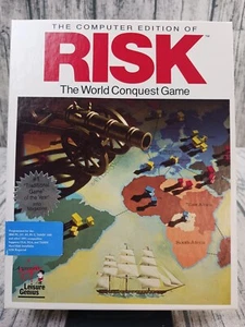 The Computer Edition of Risk World Conquest Game IBM PC/Tandy 1000 Floppy 5.25" - Afbeelding 1 van 11