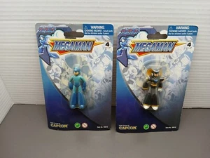 Capcom Jazware Mega Man & Bass 3" Actionfigur Videospiel Figur Spielzeug 2004 - Bild 1 von 10