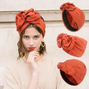 Bonnet Women's Hair Cover Cap Turban Hat Ladies Head Wraps Female Headband - Picture 1 of 17