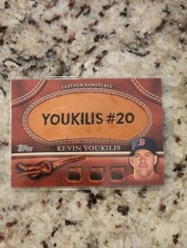 2011 Topps Manufactured Glove Leather Nameplate Kevin Youkilis #MGL-KY