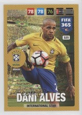 2016-17 Panini Adrenalyn XL Fifa 365 International Star Daniel Alves Dani #325
