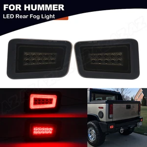 2x LED Rear Bumper Fog Light Turn Signal Brake Tail Lamp For 2005-09 Hummer H2 - Picture 1 of 11