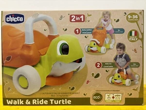 CHICCO WALK & RIDE - TARTARUGA 2 IN 1: PRIMI PASSI E CAVALCABILE - Foto 1 di 5