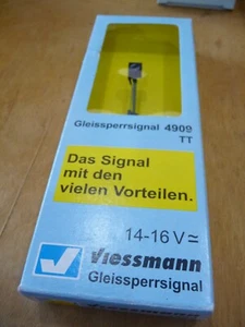 Viessmann 4909 TT Form-Sperrsignal mit Flanschfuß - Bild 1 von 2