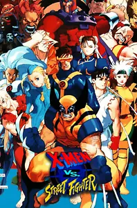 X-Men Vs Street Fighter Epic Poster #1 - Picture 1 of 1