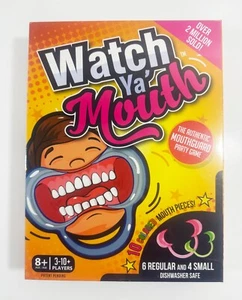 Watch Ya' Mouth Game with 10 Mouth Openers( 6 Large And 4 Small) NEW SEALED - Picture 1 of 3