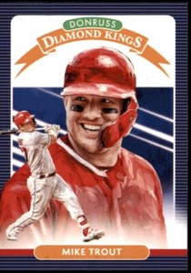 2020 Donruss #9 Mike Trout DK Los Angeles Angels