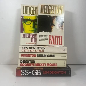 Len Deighton x 6 Paperback Books Bundle Lot Spy Berlin Game Free Postage - Picture 1 of 15