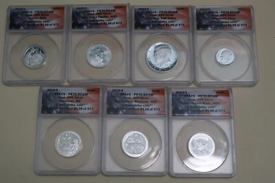 2019-S US Mint 7-COIN Proof Set ANACS PR70 FIRST STRIKE - Image 1 of 4