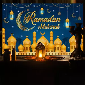 Ramadan Decorations for Home - 71 X 44 in Ramadan Banner Mubarak Table Mubarak S - Picture 1 of 12