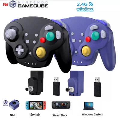 2.4 G Wireless für NGC Nintendo Switch / PC/ Mac/iOS Windows GameCube Controller - Bild 1 von 4