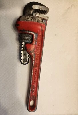VTG RIDGID 6 Inch Heavy Duty Pipe Wrench The Ridge Tool Co. Made Ohio USA  - Image 1 of 4