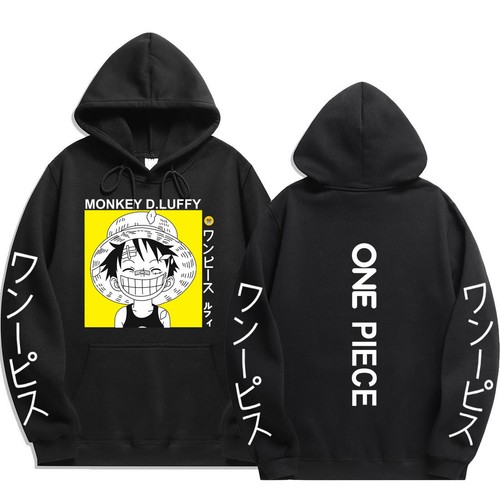 VETEMENTS Felpa con cappuccio One Piece Cosplay Anime Cappuccio Felpa con cappuccio Pullover Pulli