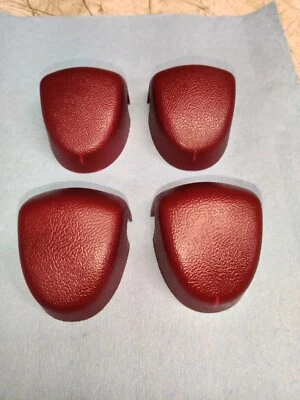 Ford F150 F250 F350 1992-1996 Bronco cinturón de seguridad hombro perno cubierta rojo (juego de 4) Foto 1 de 4
