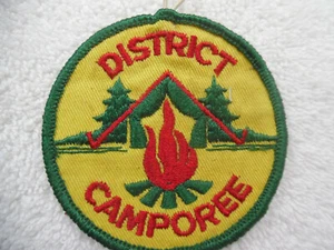 Boy Scout Patch District Camporee 160-40A124 - Bild 1 von 1