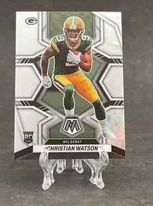 2022 Panini Mosaic Christian Watson NFL Debut RC #281 Packers (print mark)