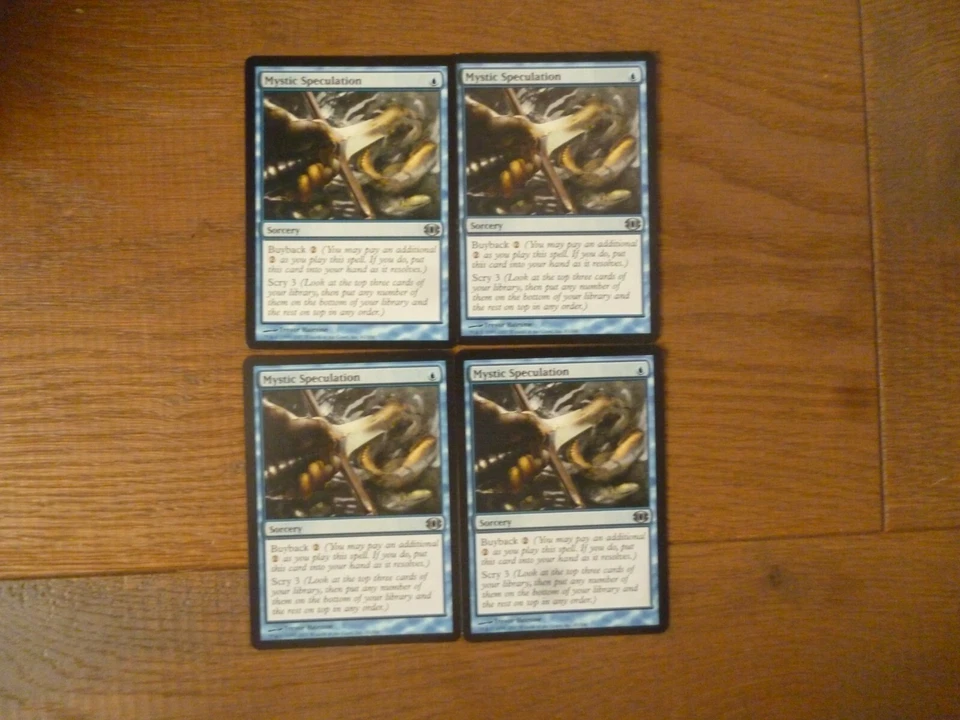 MTG 4 x Mystic Speculation uncommon Future Sight Magic The Gathering Playset - Image 1 of 1