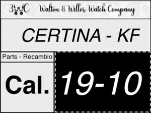 1 Pc CERTINA KF 19-10 Original parts GENUINE recambio New NOS KF19-10 vintage3WC - Picture 1 of 1