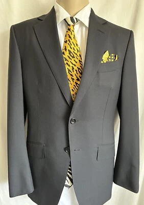 Tom Ford Suit Jacket, Black, Sz 7-44R Italian (34R USA), Custom Slim Fit, 2 Bu I - Image 1 of 4