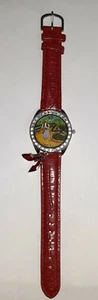 TM & Turner Ent The Wizard Of OZ Uhr mit Rubin Pantoffel Charm Neu Akku.  - Bild 1 von 8