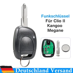 433Mhz Fernbedienung Funk Schlüssel PCF7946 Für Renault Clio 2 II Kangoo Megane - Bild 1 von 7