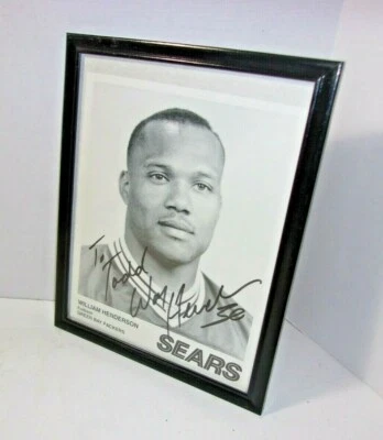 WILLIAM HENDERSON AUTOGRAPHED GREEN BAY PACKERS on Sears Photo Print  - Image 1 of 4