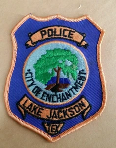 LAKE JACKSON, TEXAS POLICE SHOULDER PATCH TX 2 - Bild 1 von 2