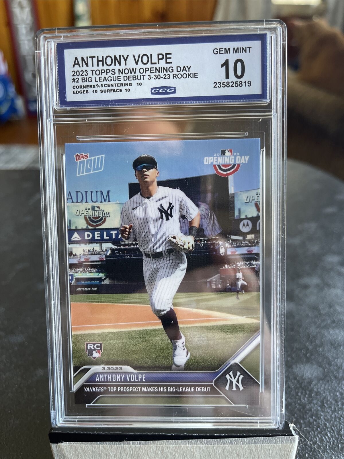2023 Topps NOW Anthony Volpe Opening Day Rookie RC #2 - Yankees- FREE SHIPPING