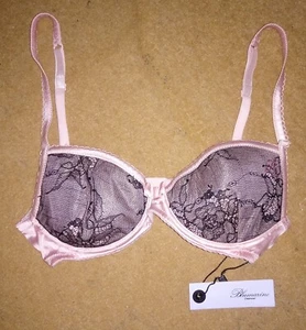 Blumarine Underwear Silk & Lace Bra - Small - Picture 1 of 4