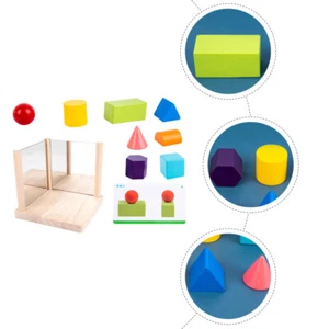 Holzklotz Spiegelklötze Kognition Spielzeug Kleinkind Kind - Bild 1 von 12