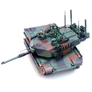 Pantalla modelo tanque de batalla principal Abrams 13,5 cm diecast 1/72 EE. UU. M1A2 TUSK II - Imagen 1 de 11