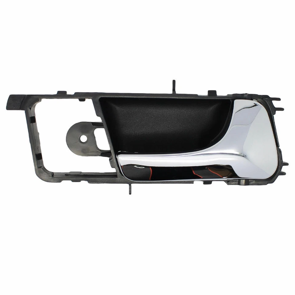 Manija de puerta interior para 04-08 Suzuki Forenza - pasajero delantero derecho - negro con cromo Foto 1 de 1