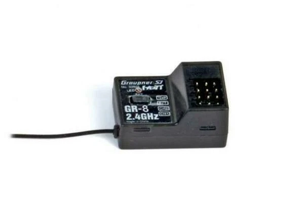 New Graupner 33504 GR 8 GR-8 4-channel HoTT RC Car / Truck Telemetry Receiver - Image 1 of 2
