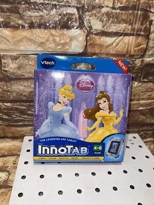 VTech InnoTab Disney Princess Learning Game Cinderella / Belle * New - Image 1 of 4