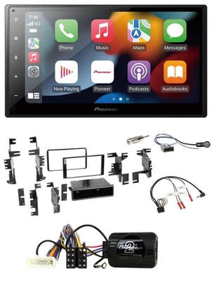 Pioneer DAB Bluetooth 2DIN USB Lenkrad Autoradio für Nissan Tiida Versa C11 08-1 - Bild 1 von 4