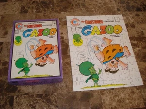 VINTAGE THE FLINTSTONES BOX PUZZLE mit THE GREAT GAZOO, 1975 HANNA BARBERA - Bild 1 von 8