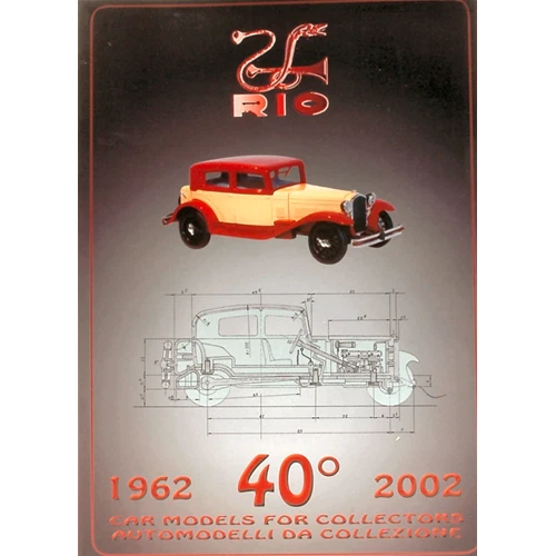 CATALOGO RIO (OLD RIO) 40° ANNIVERSARIO 1962-2002 PAG.31 Rio Cataloghi Modellino - Immagine 1 di 1