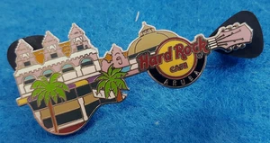 ARUBA ROYAL PLAZA BUILDING MAIN STREET FACADE GUITAR Hard Rock Cafe PIN LE - Picture 1 of 1