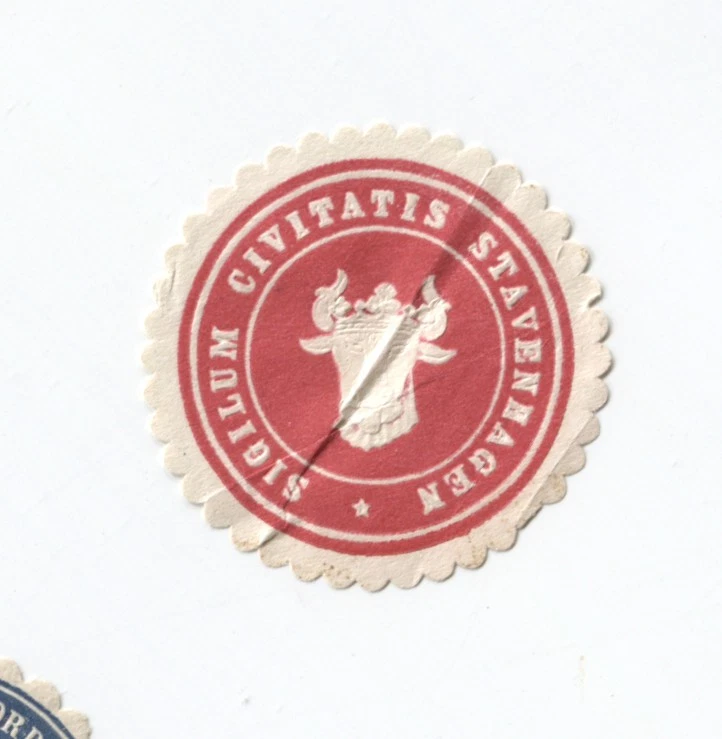 Siegelmarke Mecklenburg - Stavenhagen - Siegel der Stadt - Bild 1 von 1