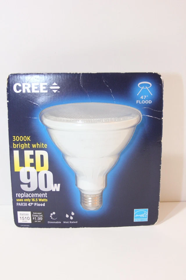 CREE Lighting 90W LED Bright White 27° Spot Replacement Bulb Par 38 - Image 1 of 4