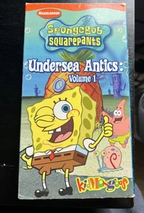 Nickelodeon SpongeBob Squarepants Undersea Antics: Volume 1 VHS 2002 Blockbuster - Picture 1 of 5