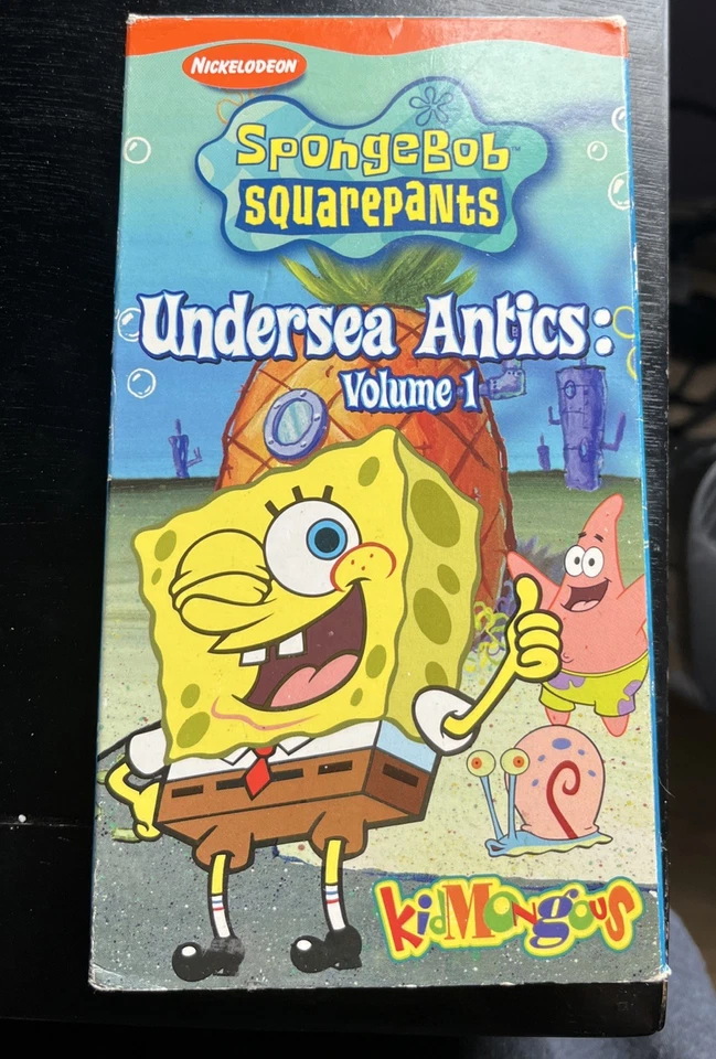 Nickelodeon SpongeBob Squarepants Undersea Antics: Volume 1 VHS 2002 Blockbuster - Image 1 of 4