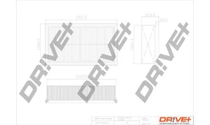 Dr!ve+ Luftfilter DP1110.10.0142 passend für NISSAN RENAULT - Bild 1 von 1