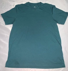 L Green Plain Tee Shirt George - Picture 1 of 3
